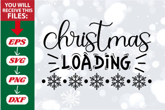 Christmas Loading Graphics for Crafts and Branding