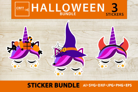 Halloweens Unicorns Bundle