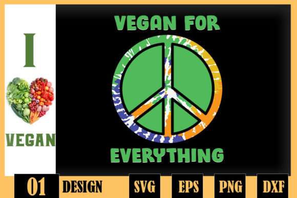 Vegan for Everything Proud Vegan Graphics