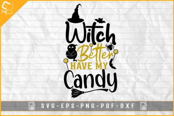 Witch Graphics for Crafts and Halloween Projects